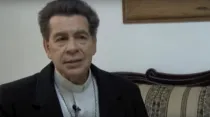 Mons. Rafael Sandoval Sandoval. Foto: Captura de YouTube / CaritasTV.