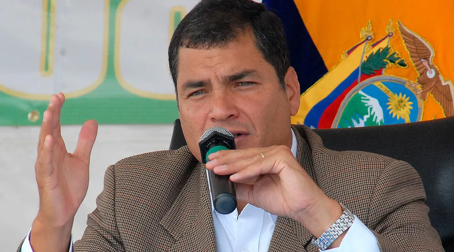 Rafael Correa / Crédito - Presidencia de la República de Ecuador_(CC-BY-NC-SA-2.0)