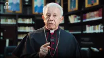 Mons. Ramón Castro Castro. Crédito: Captura de video / CEM.