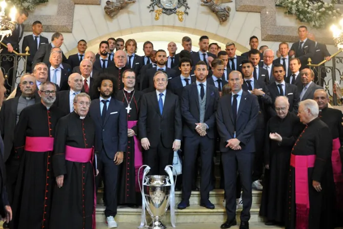 Champions League: Real Madrid ofrece campeonato a la Virgen [FOTOS]