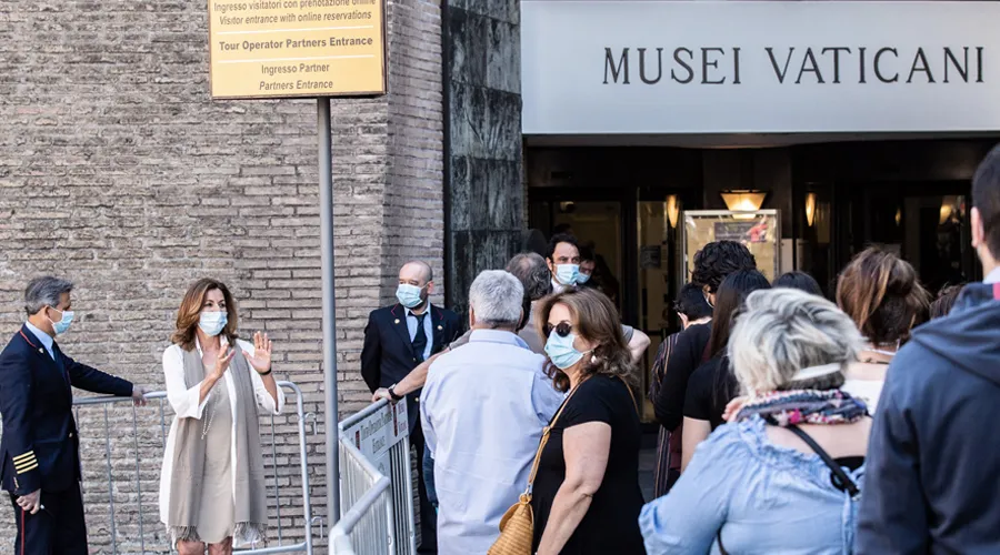 Reabren los Museos Vaticanos el 1 de junio de 2020. Foto: Daniel Ibáñez / ACI Prensa. Prohibido el uso para campaña publicitaria, ni redes sociales.