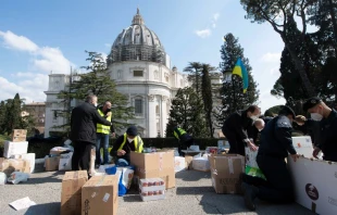 Colecta extraordinaria para Ucrania. Foto: Vatican Media 