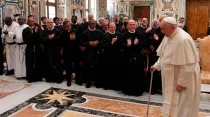 El Papa Francisco recibió en el Vaticano a miembros de la Congregación del Santísimo Redentor. Crédito: Vatican Media