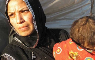 Refugiada siria en campamento al norte de Lu00edbano. Foto: John Donnelly / World Bank. 