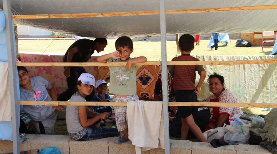 Niños refugiados en la iglesia de San José en Ankawa, Erbil en Irak. Foto: Ayuda a la Iglesia Necesitada?w=200&h=150
