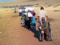 Desplazamiento masivo de refugiados de Siria a Turquía. Foto: EC/ECHO (CC BY-ND 2.0)