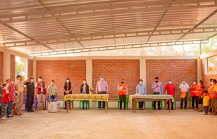 Refugios construido por Cu00e1ritas Chiclayo / Cru00e9dito: Cu00e1ritas del Peru00fa 