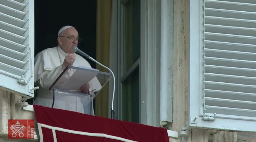 Papa Francisco en el Regina Caeli. Crédito: Captura de Vatican Media?w=200&h=150