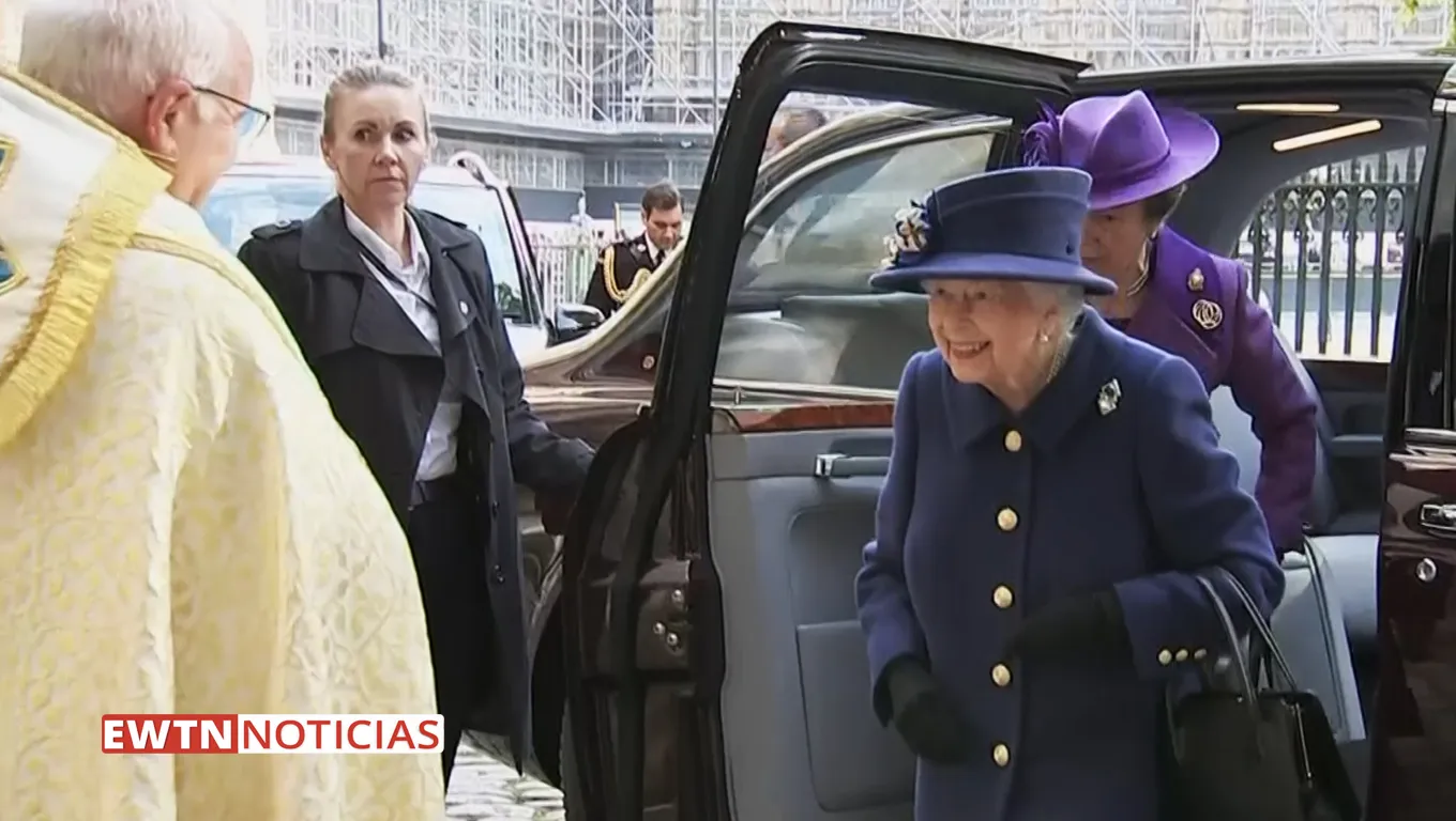 Reina Isabel II, quien era gobernadora suprema de la iglesia anglicana. Crédito: EWTN Noticias