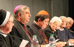 La rueda de prensa de la presentaciu00f3n hoy del informe sobre las religiosas en Estados Unidos (Foto Petrik Bohumil / ACI Prensa) 