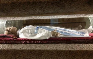 Relicario de Santa Maru00eda Goretti en Nettuno. Foto: Martha Calderu00f3n / ACI Prensa 