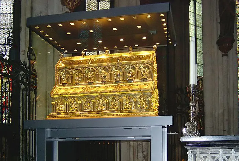 Reliquias de los Reyes Magos en Catedral de Colonia. Foto: Wikipedia / Arminia (CC BY-SA 3.0)
