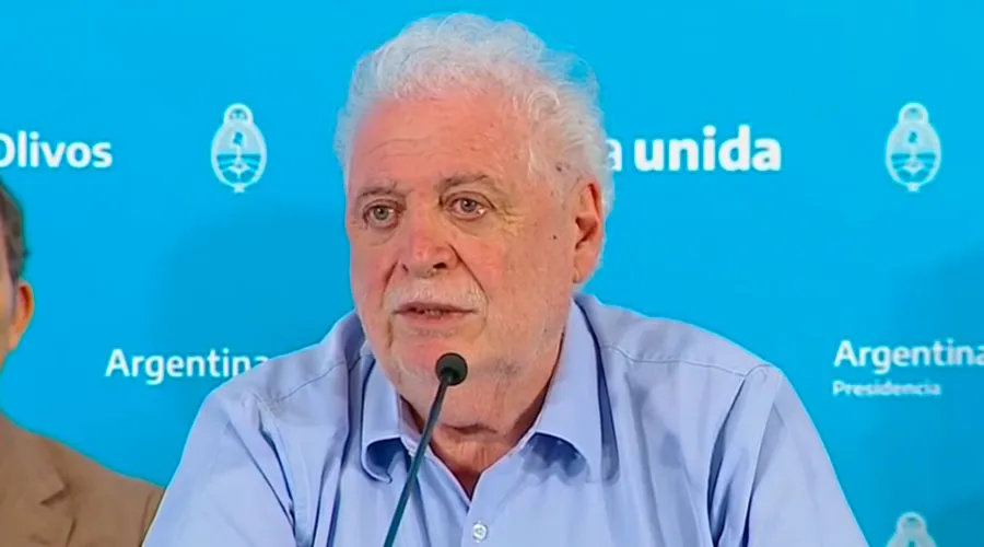 Ginés González García, Ministro de Salud de Argentina / Crédito: Captura de YouTube - Televisión Pública Noticias