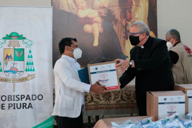 Arzobispo hace entrega de 50 ventiladores a hospitales gracias a campaña “Respira Perú”