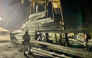 Labores de rescate de mineros en Coahuila, Mu00e9xico. Cru00e9dito: Protecciu00f3n Civil Mu00e9xico. 
