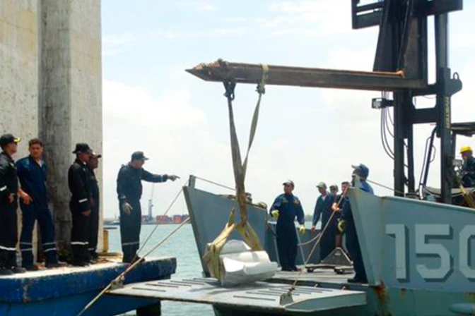 Colombia: Un rayo destruye imagen de la Virgen del Carmen