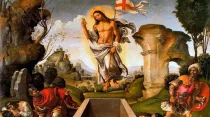 Cristo resucitado. Pintura de Raffaellino Del Garbo (DominioPublico) Wikipedia