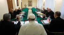 Reunión del Consejo del Cardenales con el Papa. Foto: Vatican Media
