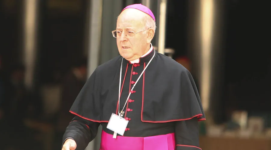 Mons. Ricardo Blázquez en el Vaticano este 6 de octubre (Foto Daniel Ibáñez / ACI Prensa)?w=200&h=150