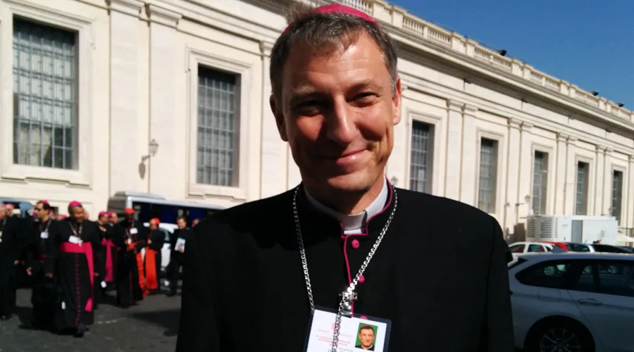 Mons. Zbignevs Stankevics, Arzobispo de Riga (Letonia). Foto: Marta Jiménez / ACI Prensa
