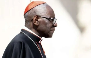 Cardenal Robert Sarah. Cru00e9dito: Daniel Ibu00e1u00f1ez / ACI Prensa. 