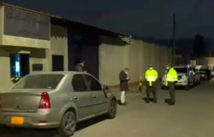 Robo de la Conferencia Episcopal en Bogotu00e1. Cru00e9ditos: Captura video cortesu00eda Noticias Caracol 