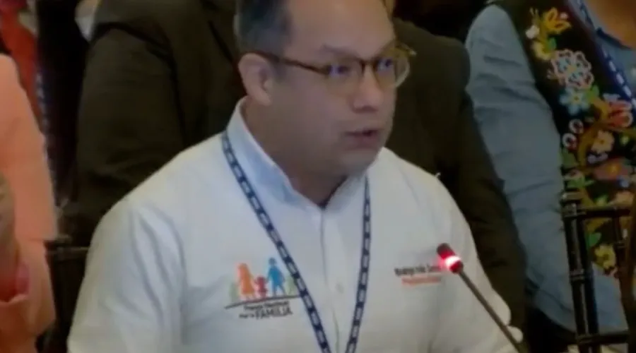 Rodrigo Iván Cortés en la 53a Asamblea General de la Organización de Estados Americanos. Crédito: Captura de video / Frente Nacional por la Familia.?w=200&h=150