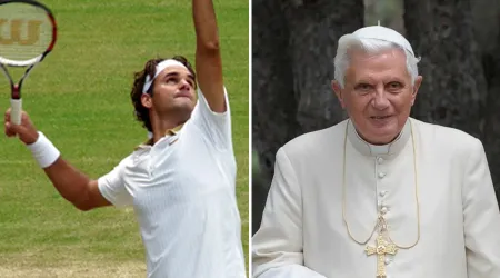 Diario del Vaticano recuerda el día que Roger Federer saludó a Benedicto XVI
