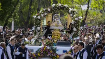 Romería de la Virgen de Zapopan, este 12 de octubre de 2022. Crédito: Twitter oficial de Enrique Alfaro, gobernador de Jalisco.