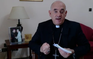 Mons. Arturo Ros, presidente de la Subcomisiu00f3n Episcopal para la Juventud y la Infancia de la Conferencia Episcopal Espau00f1ola. Cru00e9dito: CEE 