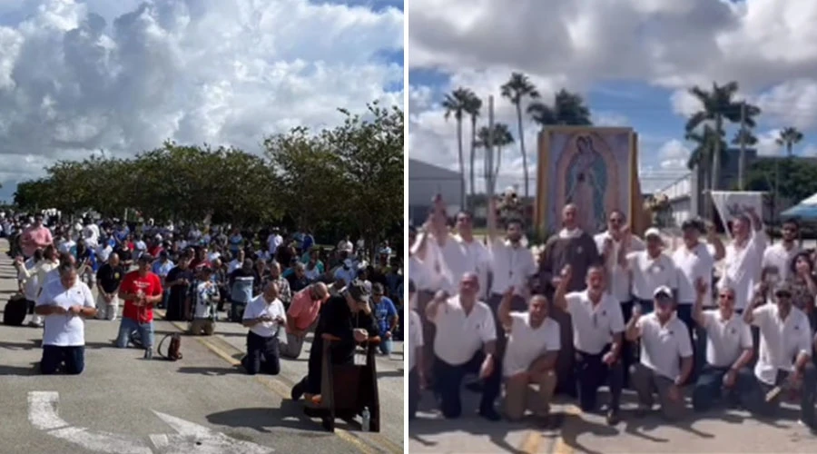 Rosario por Nicaragua en Miami. Crédito: Facebook Siervos de los Corazones Traspasados de Jesús y María?w=200&h=150