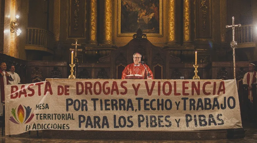 Misa de los descartados "¡Basta de drogas y violencia!". Crédito: Cortesía Juan Esteban Álvarez?w=200&h=150