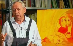 P. Rupnik. Crédito: Captura vídeo de Diócesis de Roma null