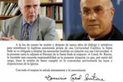 En carta a rector Vaticano responsabiliza a autoridades de la ex PUCP por desenlace