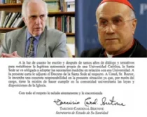 Marcial Rubio / Cardenal Tarcisio Bertone