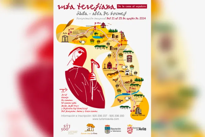 Lanzan ruta de Santa Teresa de Ávila en principales lugares de su vida