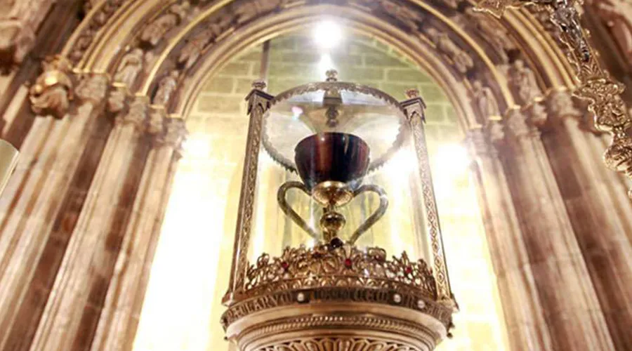 Santo Cáliz que se custodia en la Catedral de Valencia. Crédito: Archivalencia.
