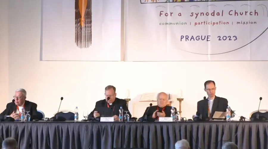 Inauguración de etapa continental del Sínodo en Praga. Crédito: Captura de pantalla?w=200&h=150