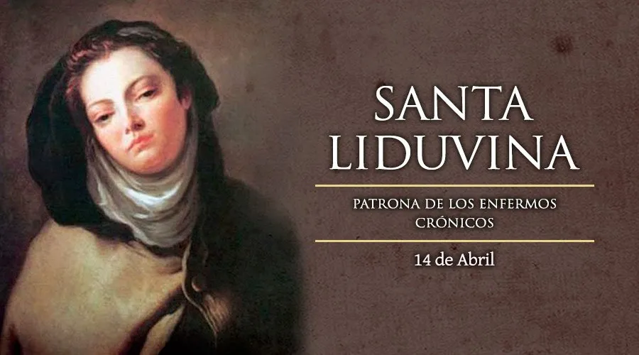 Santoral de hoy 14 April: Santa Liduvina
