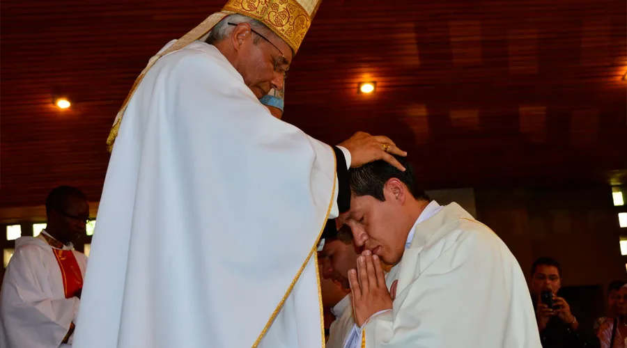 Ordenación sacerdotal del P. Manuel U. Jáuregui, el 3 de diciembre 2015 / Crédito: Misioneros de Yarumal