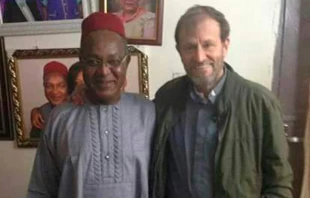 El P. Maurizio Maurizio Pallu00fa despuu00e9s de su liberaciu00f3n. Foto: Camino Neocatecumenal 