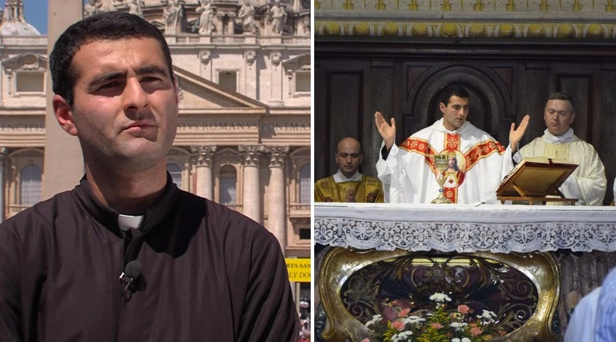 Primer sacerdote originario de Tayikistán. Foto: Daniel Ibáñez / ACI Prensa - Instituto Verbo Encarnado?w=200&h=150