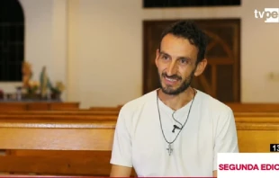 P. Marco Francesco Mambretti. Cru00e9dito: TV Peru00fa 