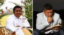 Los sacerdotes Germain Muñiz García e Iván Añorve Jaimes. Fotos: Facebook Diócesis Chilpancingo-Chilapa