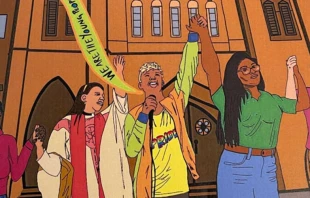 Polu00e9mica imagen de la cuenta oficial del Su00ednodo. Cru00e9dito: Synod.va 