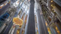 Interior del Templo expiatorio de la Sagrada Familia en Barcelona (España). Foto: Archidiócesis de Barcelona. 