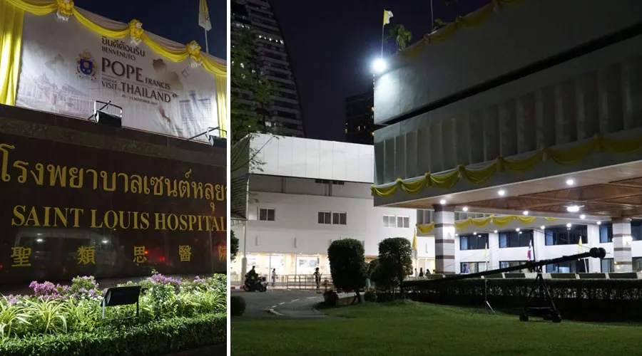 El Papa Francisco visitará este hospital durante su viaje a Tailandia
