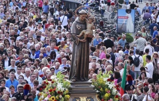 Procesiu00f3n de San Antonio en Padua. Cru00e9dito: Messaggero di sant'Antonio 