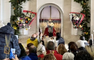 Fieles en el Santuario de San Cayetano. Cru00e9dito: Portal En Camino/Arzobispado de Buenos Aires 