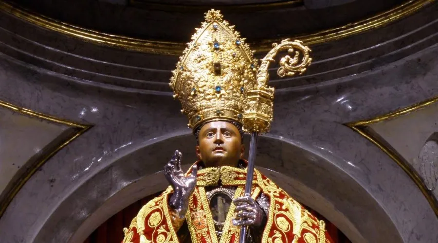 Imagen de San Fermín en la iglesia de San Lorenzo en Pamplona. Crédito: Zarateman (CC0 1.0)?w=200&h=150